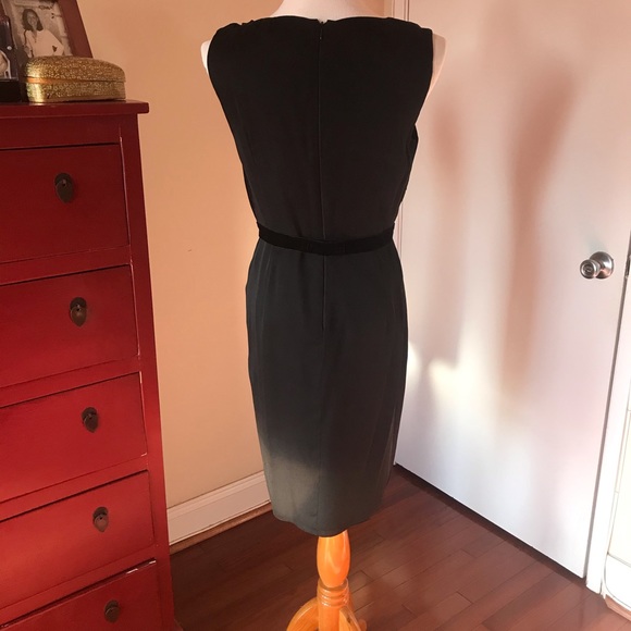 Black Silk Tahari Evening Cocktail Dress - Picture 4 of 8